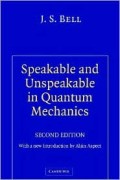 Speakable And Unspeakable In Quantum Mechanics
