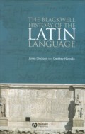 The Blackwell History Of The Latin Language