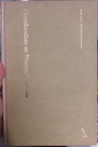 Image of Considerations on Western Marxism