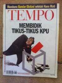 Image of Majalah Tempo: Mendidik Tikus-Tikus KPU