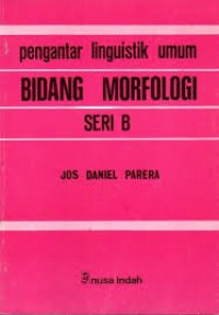 Image of Pengantar Linguistik Umum Bidang Morfologi Seri B
