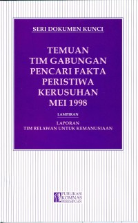 Image of Temuan Tim Gabungan Pencari Fakta Peristiwa Kerusuhan Mei 1998