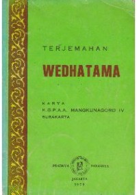 Image of Terjemahan Wedhatama