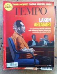 Majalah Tempo: Lakon Antasari
