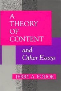 Image of Theory Of Content And Other Essays