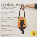 Crochet Class T-shirt Yarn Pouch