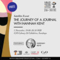 Ubud WRF Satellite: The Journey of a Journal with Hannah Kent