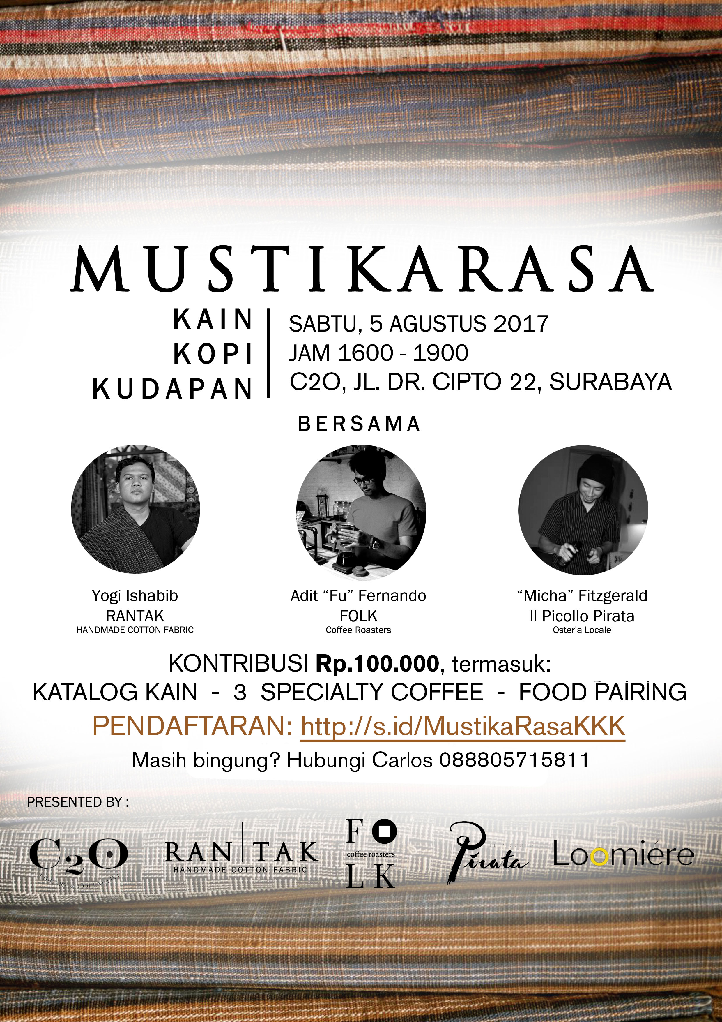 Mustika Rasa: Kain, Kopi, Kudapan