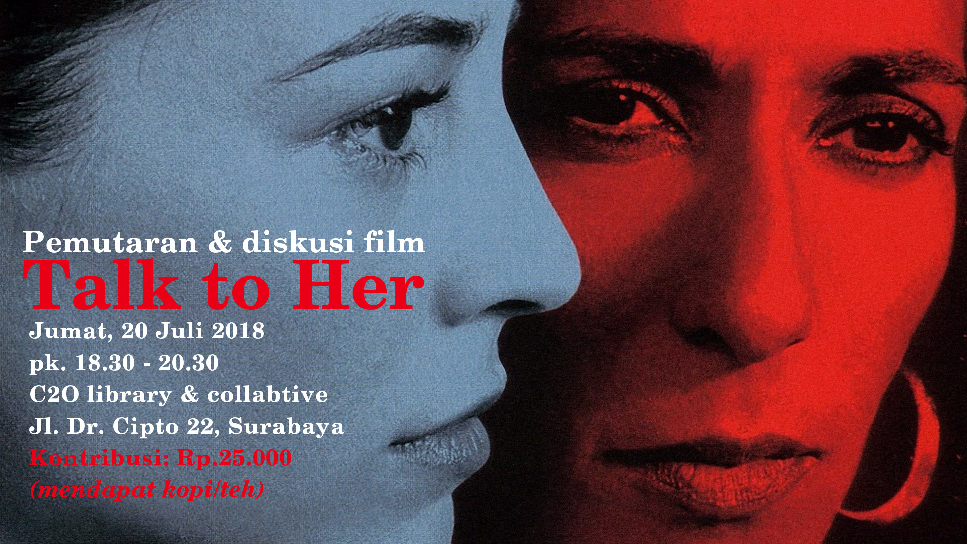 Pemutaran film: Talk to Her (Pedro Almodóvar)