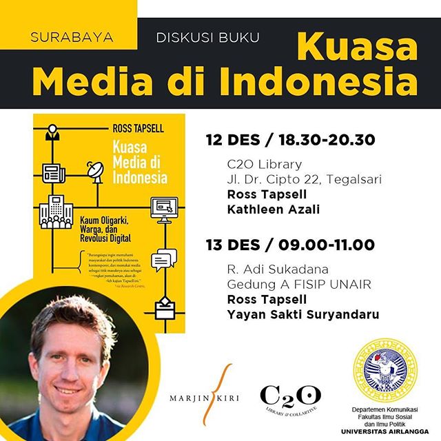 Diskusi buku: Kuasa Media di Indonesia (Ross Tapsell)