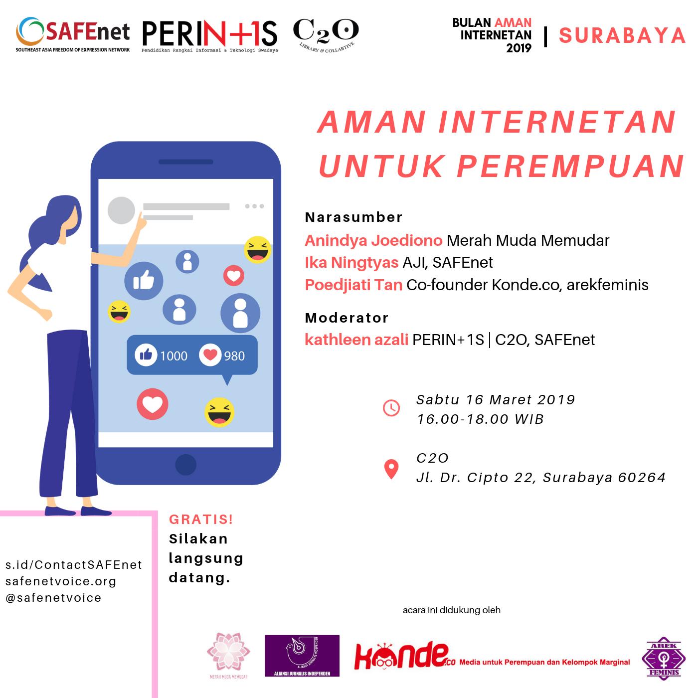 Aman Internetan untuk Perempuan