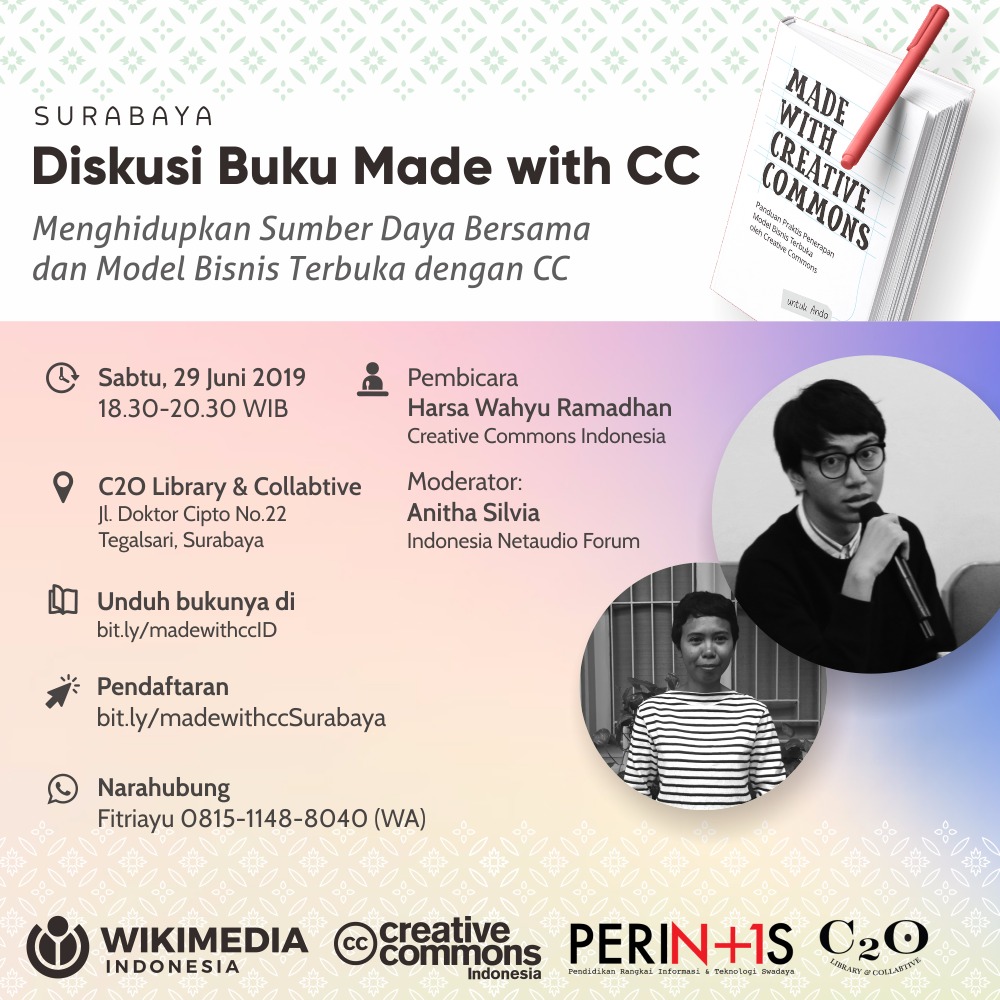 Diskusi buku Made with Creative Commons