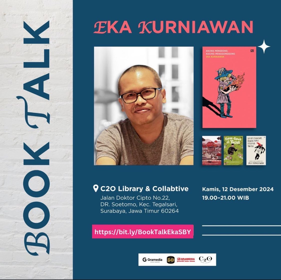 Jumpa Eka Kurniawan & Intan Paramaditha